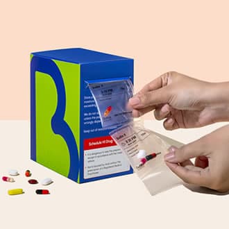 BluPack blister pack ensuring correct dosages - Safe and reliable medication management